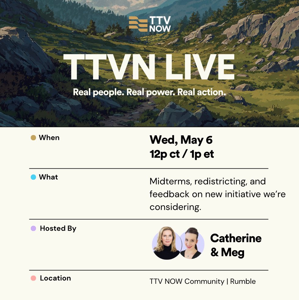 TTVNow's tweet photo. Join us this Wednesday, May 6 at 12pm ct! 👇
https://t.co/ILeD97opW6

@TrueTheVote https://t.co/BWp39ejHNS