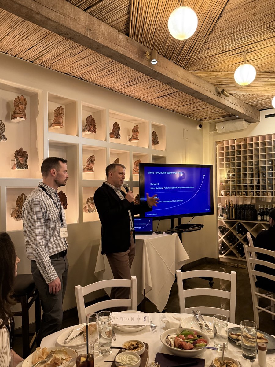 dialpad's tweet image. NYC brought the energy 🔥

Great turnout, strong conversations, and a standout fireside chat with Dialpad's Janine Moreno and Ryan Colbert from Morgan &amp;amp; Morgan.

Thanks to everyone who joined us.

@forthepeople #CustomerExperience #AgenticAI #CX #Dialpad #NYC
