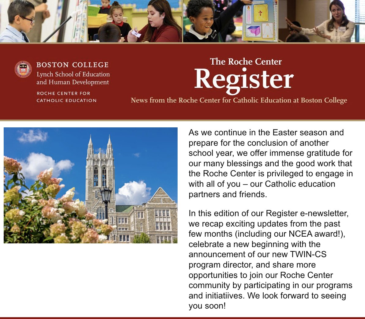 RocheCenter's tweet photo. Our Roche Center Register e-newsletter went out last week with exciting news, updates, and upcoming opportunities! Didn't receive it in your inbox? View the Register via the link below and be sure to sign up for them going forward!

https://t.co/W2SDYeY3au https://t.co/Gd2806IWNM