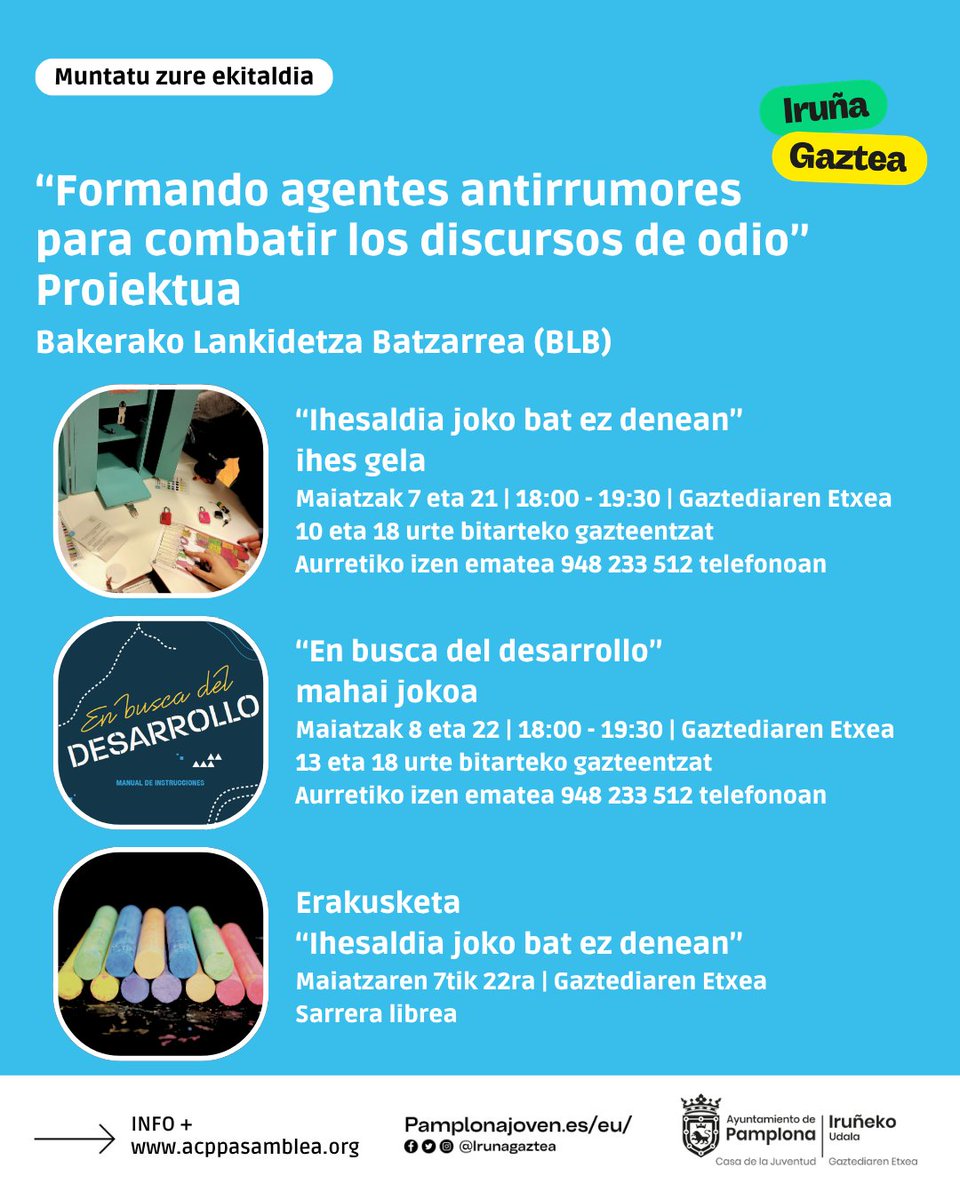 Iruña Gaztea tweet media