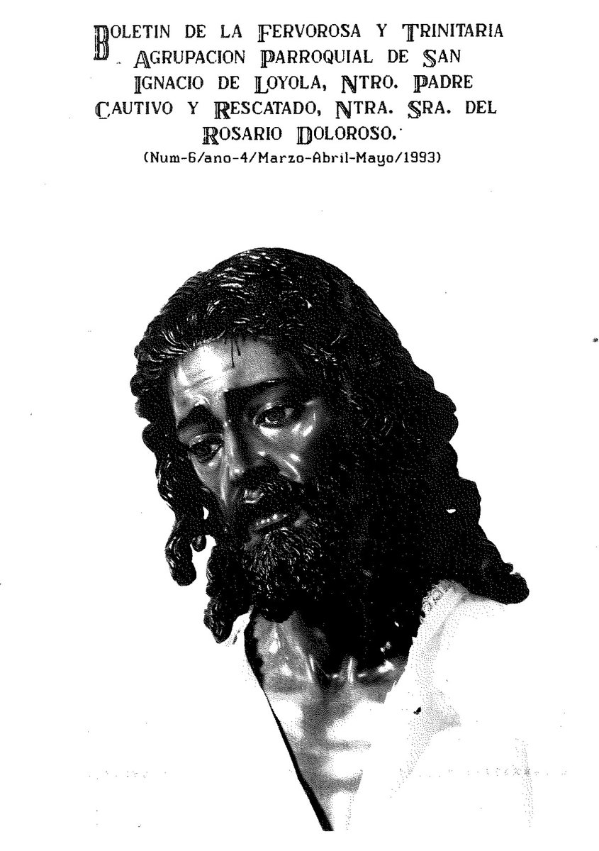 Doc_Cofrade's tweet photo. Antiguo boletín de la @hdad_sanpablo, del año 1993, de cuando la actual hermandad de penitencia aún era agrupación parroquial. Aquellos primeros boletines ya dedicaban secciones a las distintas áreas de la hermandad: Secretaría, Grupo Joven, etc. Véase : https://t.co/S5t5kgnJGG https://t.co/meGWmlIlRu