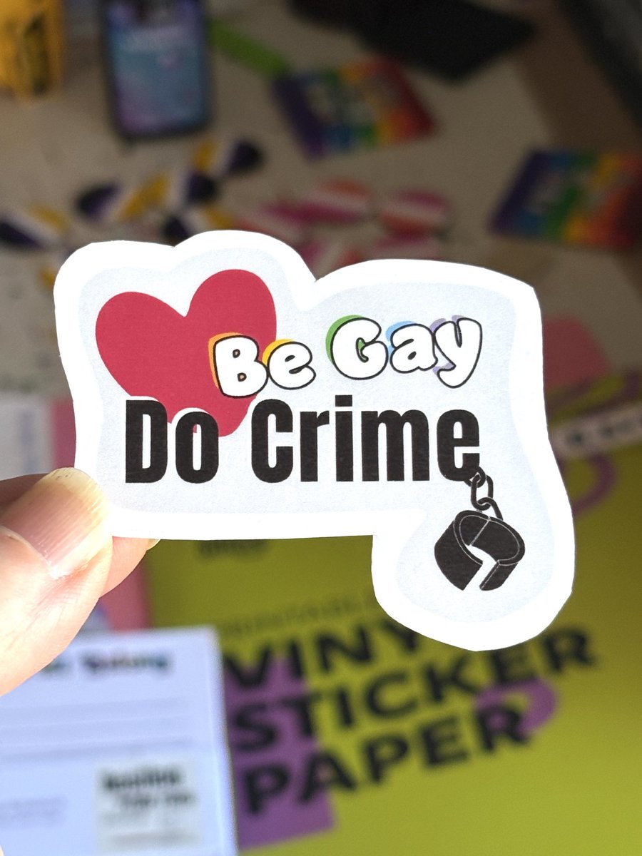 RestingPride's tweet image. Cutting out stickers all day every day right now! #stickers #buyhandmade #queerartist #mentalhealthmatters #laptopdecals