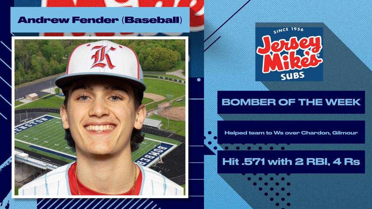 KHSBomberSports's tweet photo. Fender named Bomber of the Week https://t.co/PcvbKfuWds https://t.co/Eu5h490Kl5