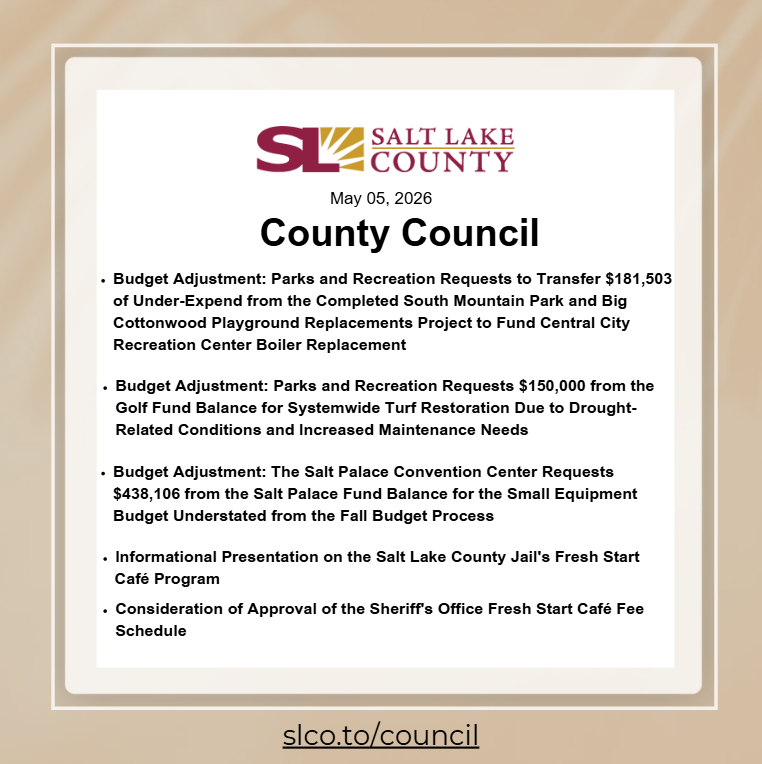 Salt Lake County Council tweet media