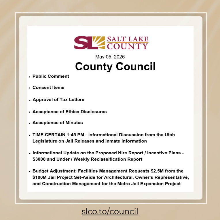Salt Lake County Council tweet media