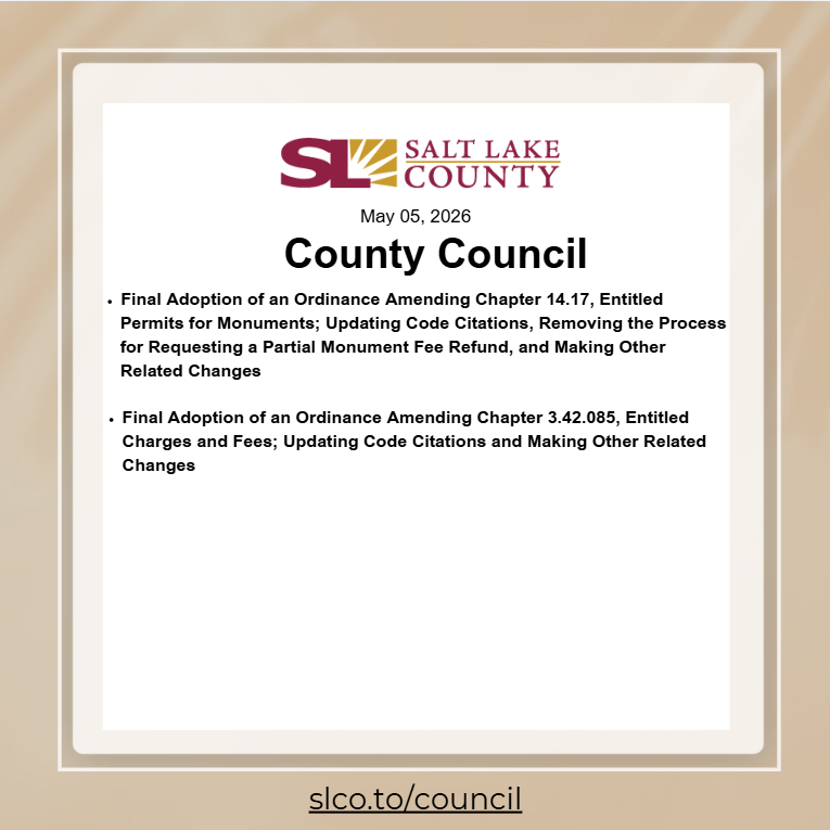 Salt Lake County Council tweet media