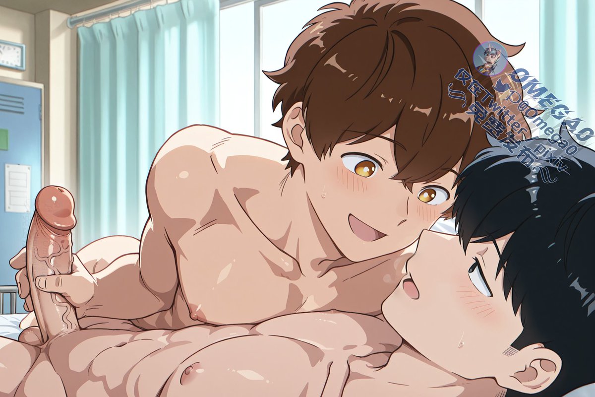 Omega94228713's tweet photo. #AIart #NSFW #R18 #bl #gay #yaoi #中村男久斗 #広瀬愛貴 #NakamuraOkuto #HiroseAiki https://t.co/0QxZ82uwud