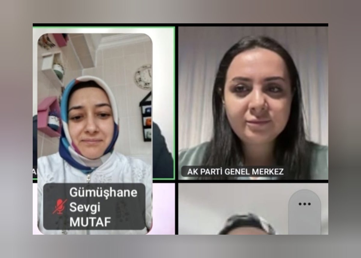 AK Parti Gümüşhane İl Kadın Kolları Başkanlığı tweet media