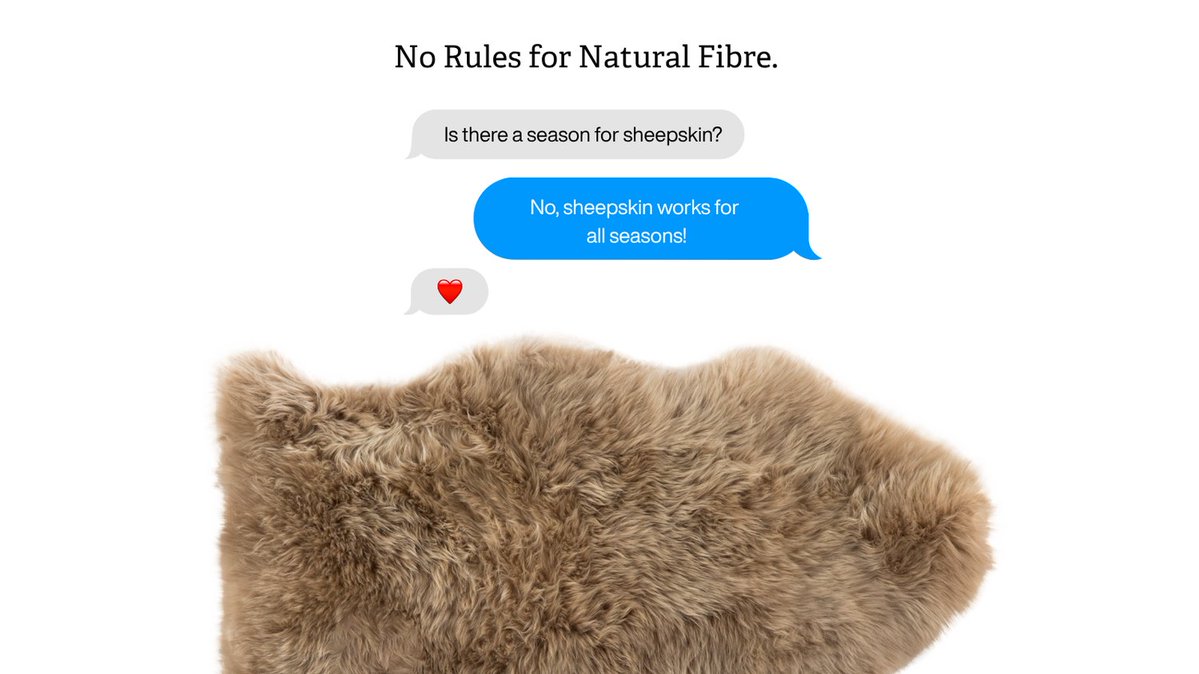 fibrebyauskinus's tweet image. Sheepskin offers natural temperature regulation, providing breathable warmth in the winter while its moisture-wicking fibers keep surfaces cool and dry during the summer. #fibrebyauskin #natural #fibre #home #decor #design #mondaymotivation #sheepskin