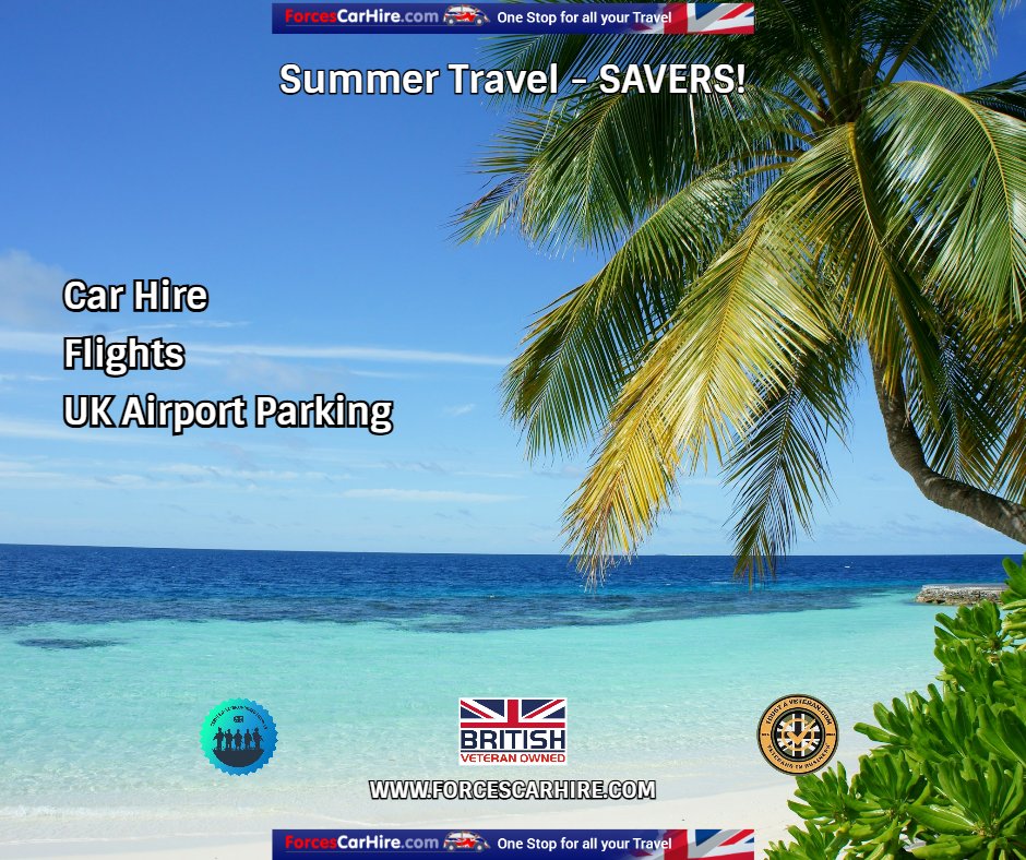 forcescarhire's tweet image. Summer SAVERS!
✅ Car Hire
✅ 1'Click' Flights
✅ 15% off UK Airport Parking
🖱️ bit.ly/3VZWxUK 
One Stop for all your Travel
#easter #carhire #ukairportparking #flights #travel #discounts #holidays #holiday #expats #forces #bluelight #forcescarhire #MHHSBD