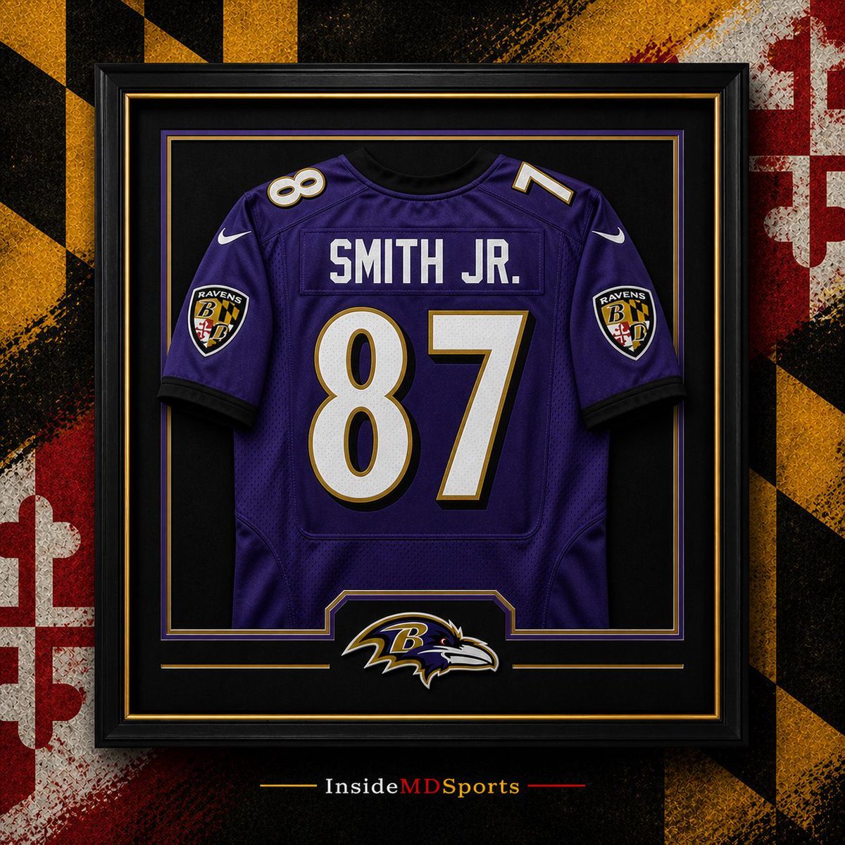 Terrapins247's tweet image. Former Maryland wide receiver Octavian Smith Jr. will wear No. 87 for the Baltimore Ravens 🐢