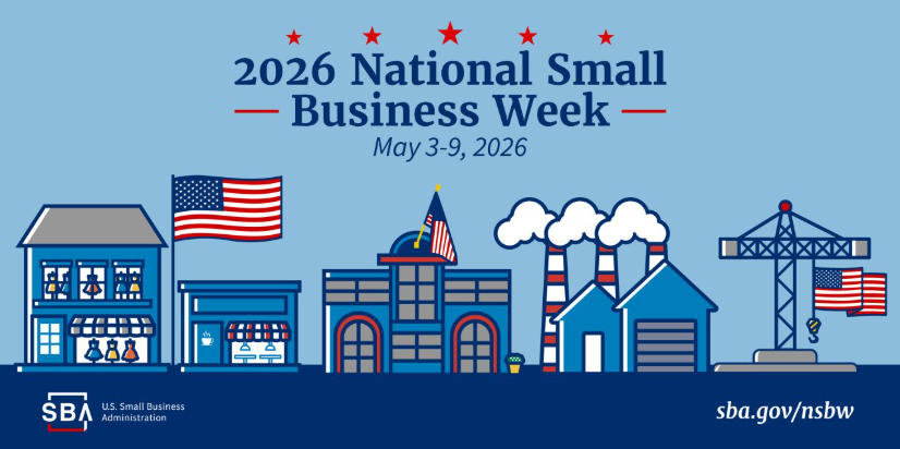wsbdc's tweet image. Happy National Small Business Week! This week, we’re celebrating the impact of the #SmallBiz that help strengthen our communities. Don’t miss the #NSBW2026 Virtual Summit on May 5–6 featuring free expert-led sessions &amp;amp; resources. Register today: sba.gov/nsbw