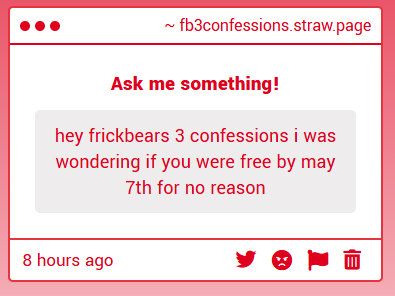Frickbears 3 Confessions tweet media