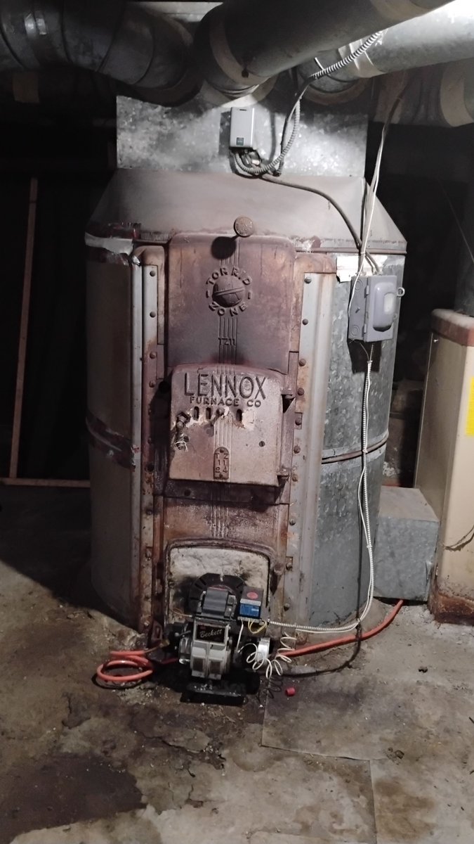IsaacHeating's tweet photo. Congrats to Lois M. of Rochester, NY, on being winner of Isaac’s Fall 2025 Oldest Furnace Contest 🏆 Her 150+ year-old Lennox furnace has been replaced with a safe, efficient new system. We're proud to keep our communities warm ❤️ Read more: https://t.co/UnJ0jRb36p #IsaacHeating https://t.co/tf4WNPZuQS