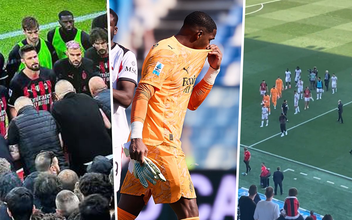SempreMilanCom's tweet image. 🚶‍♂️ Mike Maignan told his #ACMilan teammates to leave the pitch rather than facing the away fans on Sunday.

🤨 @BenDixonMedia looks into the decision, the captaincy situation and why it may have been the right move from the Frenchman...

➡️ sempremilan.com/protection-avo…