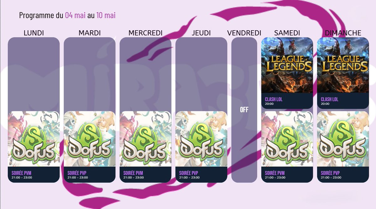 Mirages_FR's tweet photo. Mirage's est sur Twitter. Enfin👀
Tournois, soirées, clips, actus, on postera tout ici !
Rejoins les 700+ membres qui font vivre l'asso 🔥
👉 https://t.co/TgqnTP7PYp https://t.co/bGrLbiTVeM
