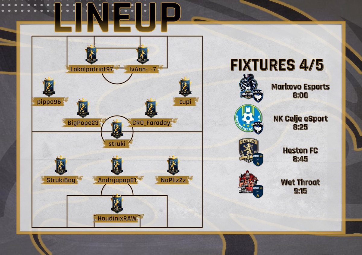 HCU FC eSports tweet media