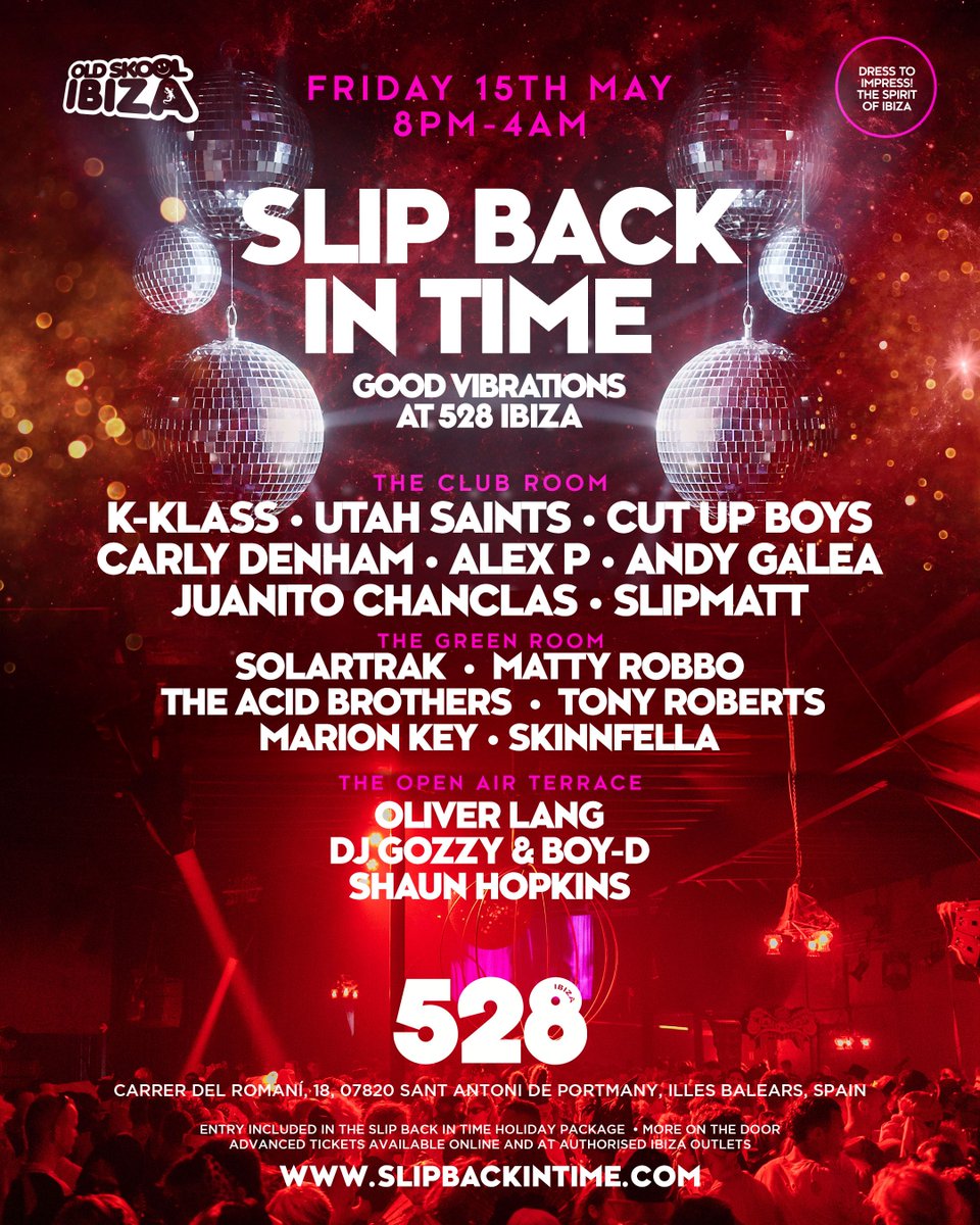 Slip Back In Time 💙 Old Skool Ibiza tweet media
