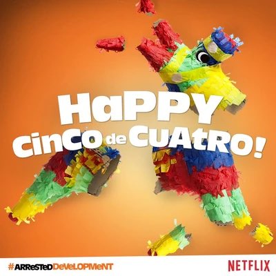 JacobSomebody's tweet photo. Happy Cinco de Cuatro! #arresteddevelopment #cincodecuatro #maythefourth https://t.co/HaZbNLY4oc