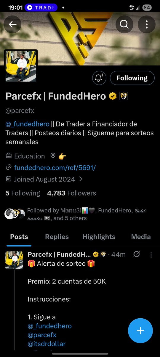 Samuel012o's tweet photo. @merci__mon_dieu @_fundedhero @parcefx @itsdrdollar @fherofutures All done https://t.co/tvvUgDUYA6