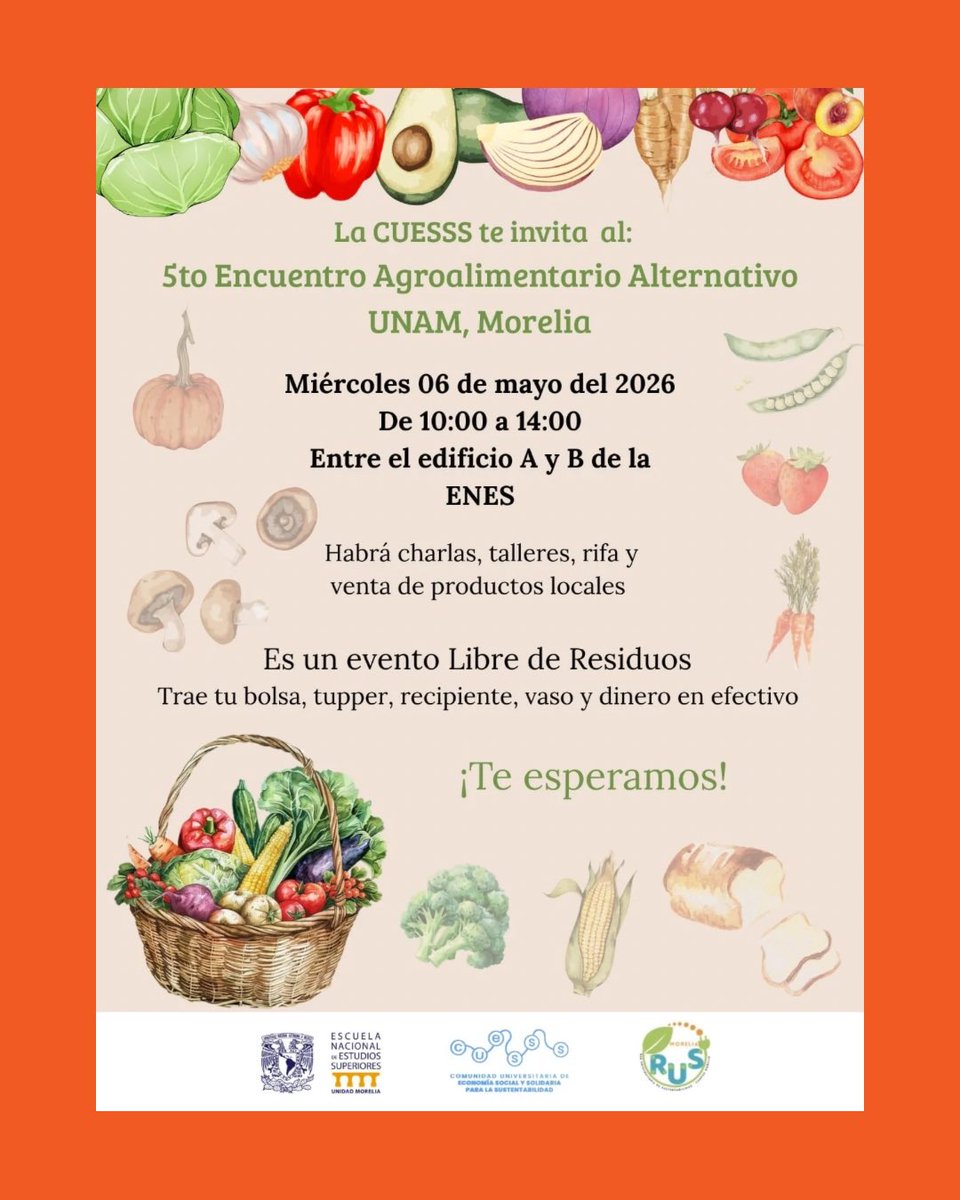Alimentación Sostenible UNAM tweet media