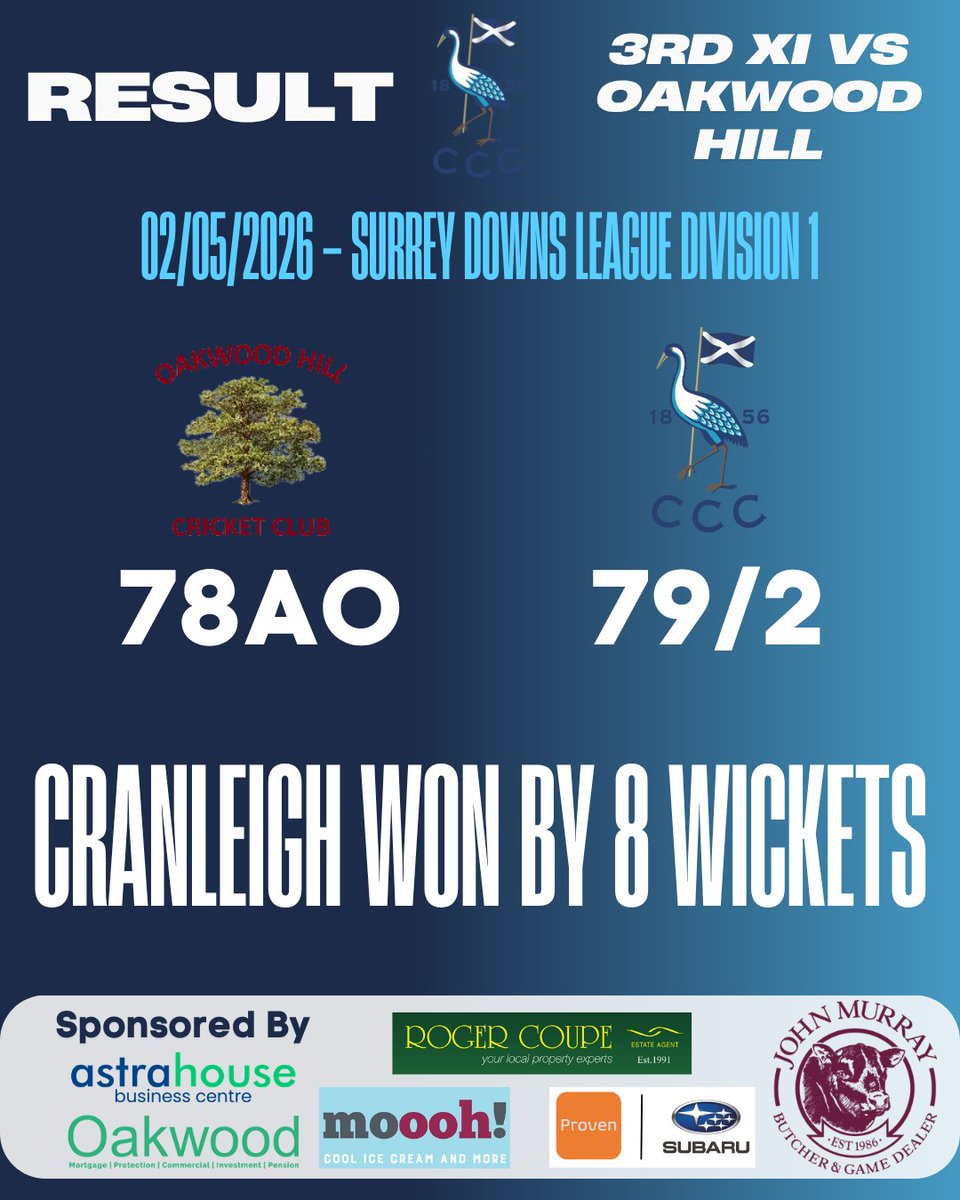 Cranleigh Cricket Club tweet media