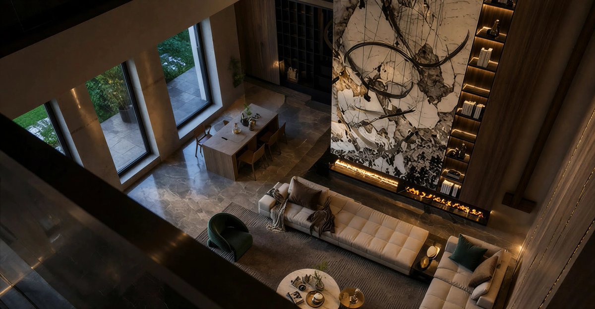 NourNagyDesigns's tweet image. Not decoration. 
Direction. 
A space where architecture, light, and material work as one.
Every line is intentional. 
Every detail carries weight.
Would you live here?
🌐 nournagy.co.uk
#InteriorDesign #LuxuryLiving #Architecture #ModernDesign #DesignExcellence