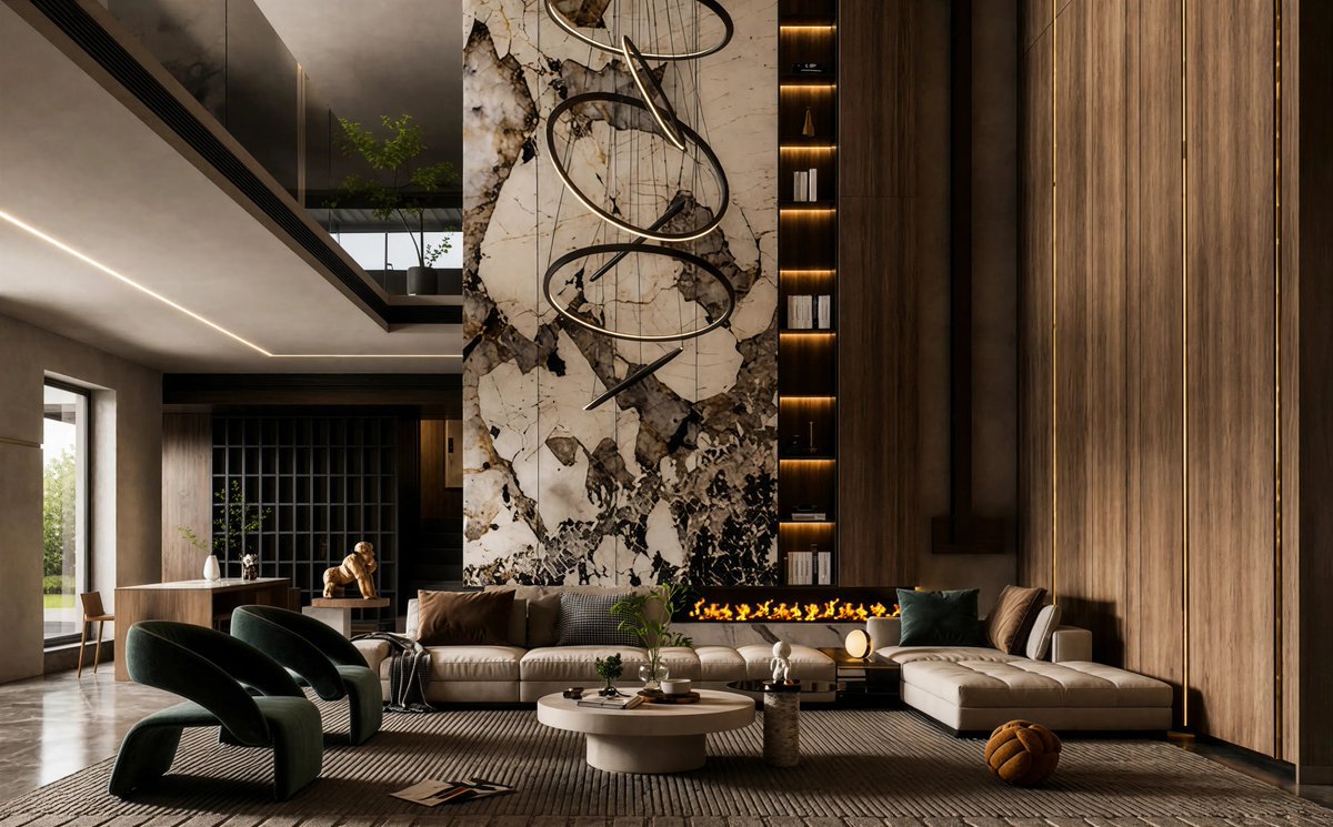 NourNagyDesigns's tweet image. Not decoration. 
Direction. 
A space where architecture, light, and material work as one.
Every line is intentional. 
Every detail carries weight.
Would you live here?
🌐 nournagy.co.uk
#InteriorDesign #LuxuryLiving #Architecture #ModernDesign #DesignExcellence
