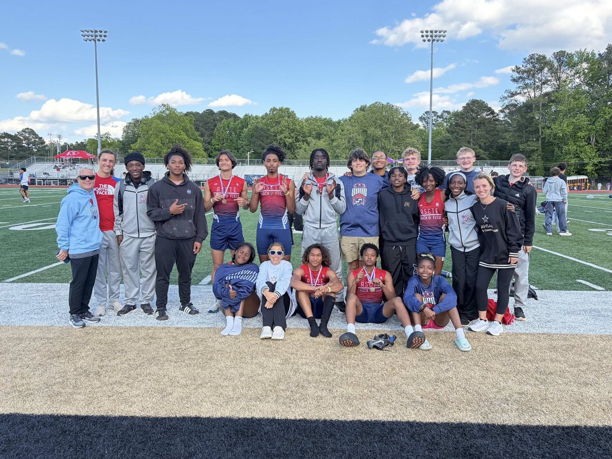 SentinelSwagger's tweet photo. ASCTE Track and Field took on state and delivered!🏆

Our 4x100 relay team raced their way to a State Championship title, and the Sentinels stacked up several Top 10 finishes across the board. https://t.co/zdg9iUfz3Z