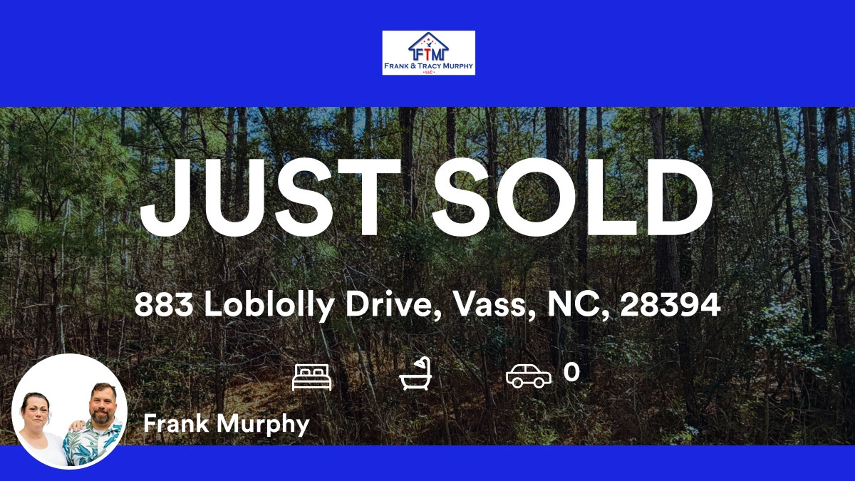 FortBraggFrank's tweet photo. 📦 Just Sold 883 Loblolly Drive, Vass, NC, 28394!
Another successful closing with Frank &amp; Tracy Murphy—your trusted local, veteran-owned real estate brokers. 🏡
Whether you’re buying, selling, or relocating, we’re here to guide you every step of the way. 🇺🇸
#JustSoldNC... https://t.co/JKkhjKsUEv