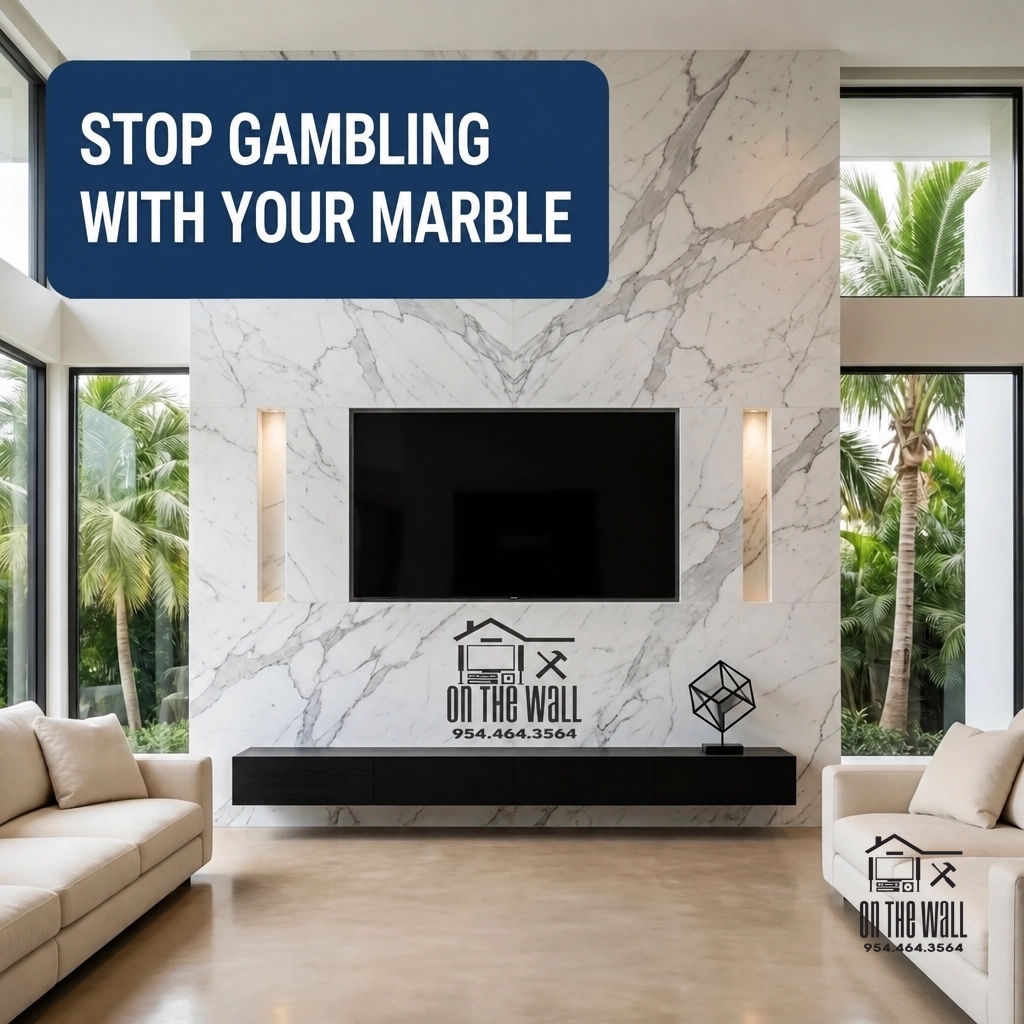 OntheWallSFLAV's tweet image. STOP GAMBLING WITH YOUR MARBLE. Your estate isn't a science project. We deliver surgical precision &amp;amp; legendary communication for invisible AV. No stress, perfection. Only 2 slots left!

Book Now: onthewallsfl.com

#Parkland #Weston #BocaRaton #DelrayBeach #BoyntonBeach