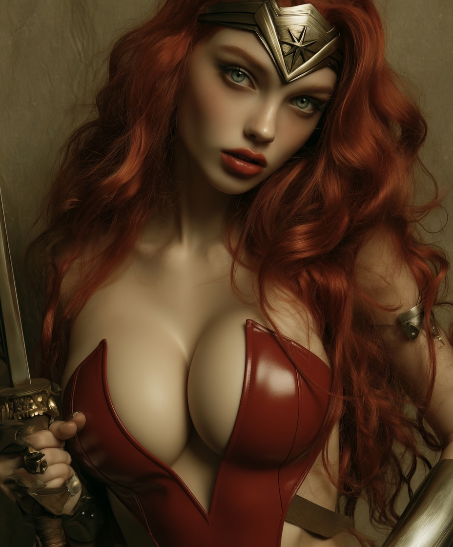 abuzaki1978's tweet image. Fiery red hair warrior 🔥🗡️
drop your red hair art below ✨
#AIArt #DigitalArt