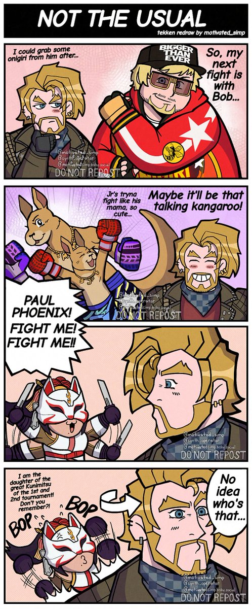 its been a while ive heard of kunimitsu but welcome back anyway, girl !! make your kuni-mama proud !

#TEKKEN #TEKKEN8 #paulphoenix #bobrichards #rogerjr #kunimitsu