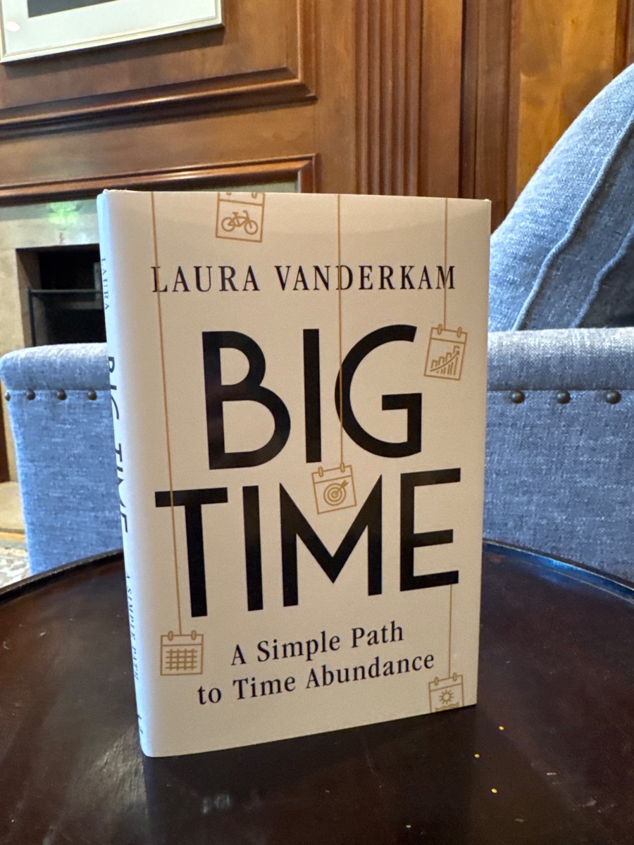 lvanderkam's tweet photo. Looking for a little time management reading? Big Time is on sale tomorrow. Please check it out! https://t.co/Paf3FE8g1w