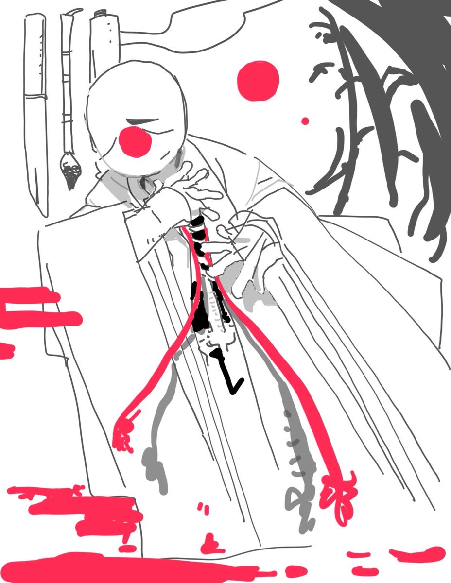 _c0n01's tweet photo. 🇯🇵っぽいものを絵に詰めて🇯🇵っぽくならないように描くチャレンジ https://t.co/gz6VvSc7Im