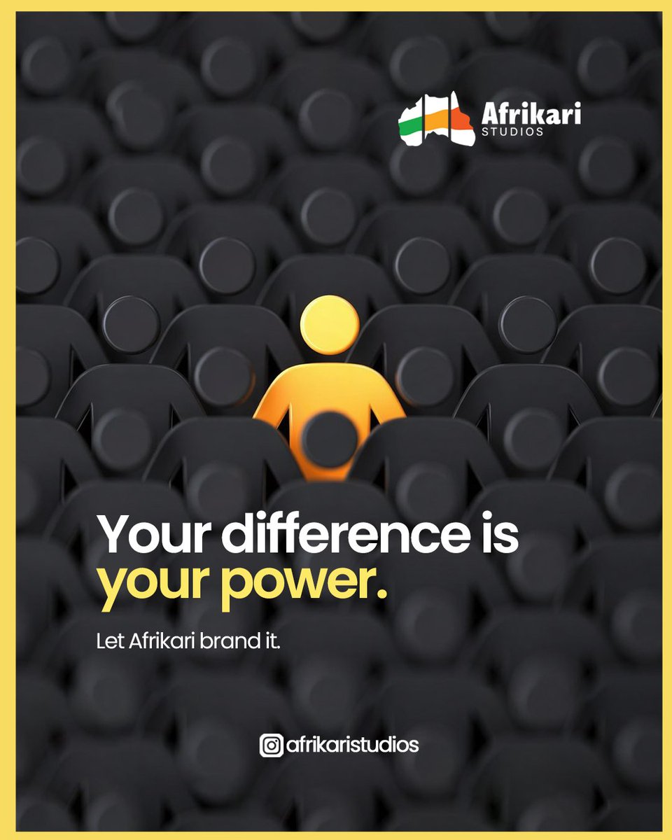 afrikaristudios's tweet image. In a crowded market, being good isn't enough,you have to be distinct. Your unique perspective is your greatest competitive advantage, but only if your audience can see it.

Stop blending in. Start standing out.
Send us a message strategy session.Let’s brand your power.
#standout