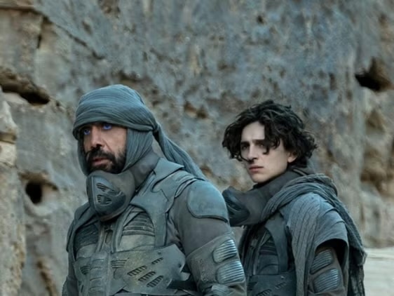 Javier Bardem on watching Timothée Chalamet grow in his career since the first “Dune” in 2019:

"It’s been six years, a very important six years in his growing — physically, emotionally, professionally. It has been very, very powerful on his trajectory. He has grown up as an