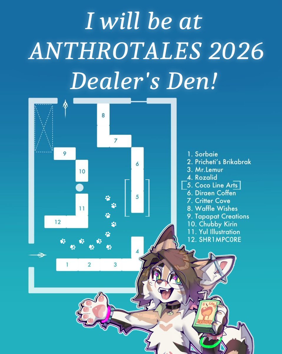 Coco Line 🔞 / ANTHROTALES 1/ FUREAST 2026 tweet media