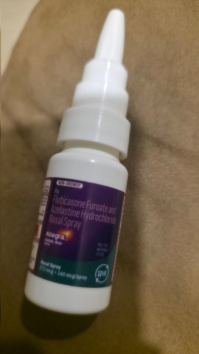 ThinkerTrips's tweet photo. Reminder.....1 : @SanofiUS, @sanofi
@IndiaSanofi: Pl see the pic of #AllegraNasalSpray for kids... buying it years, very bad spray pump, does not work 8/10 times. Also see labels, poorly made..This is not your standard. https://t.co/XCd89O3wmd