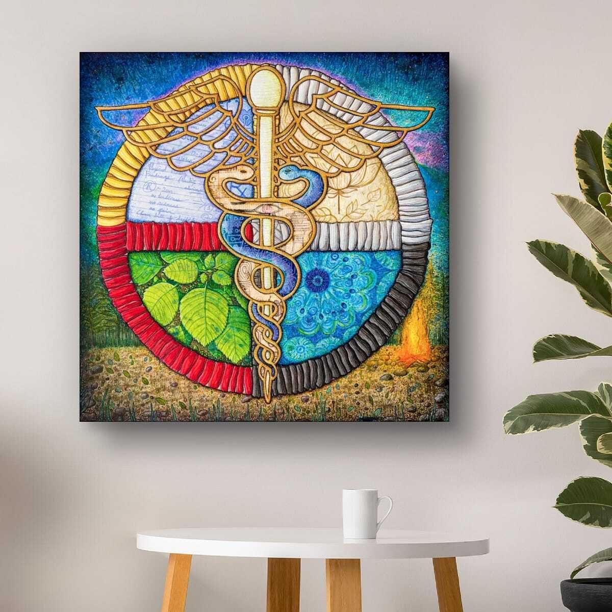 KristenPalana's tweet image. A Place for Healing is a meditation on of healing—ancient, modern, and emerging. Uniting Eastern and Western wisdom, it blends sacred symbols with references to plant medicine, traditional practices, and vibrational therapy. 

buff.ly/MgIyUZy 

#healing #health #wellness