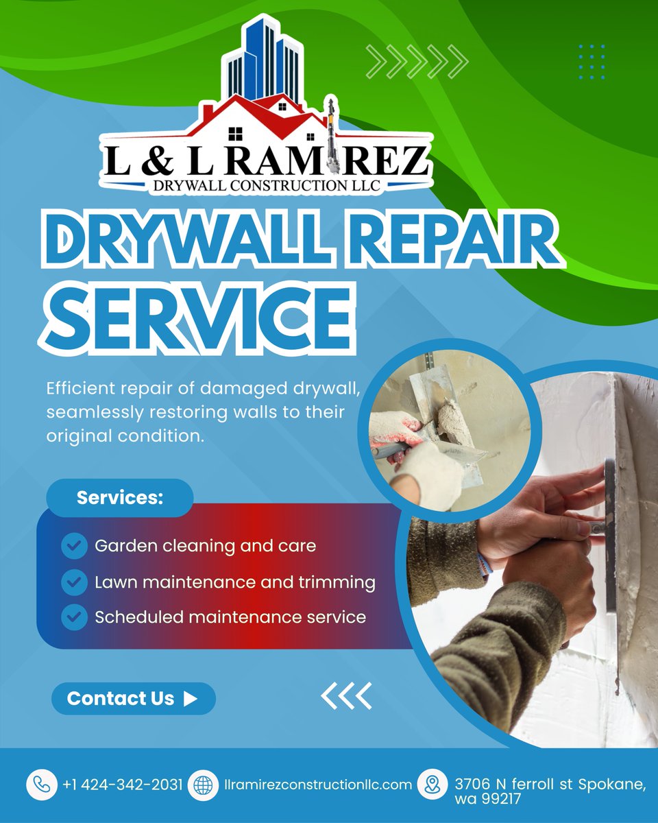 ramirezdrywallc's tweet image. 🏠 A quality drywall repair job not only improves the appearance of your home, but also helps keep the structure in top condition.

#DrywallRepair #HomeImprovement #Construction #HandymanServices #InteriorRepair #WallRepair #Remodeling #HomeMaintenance