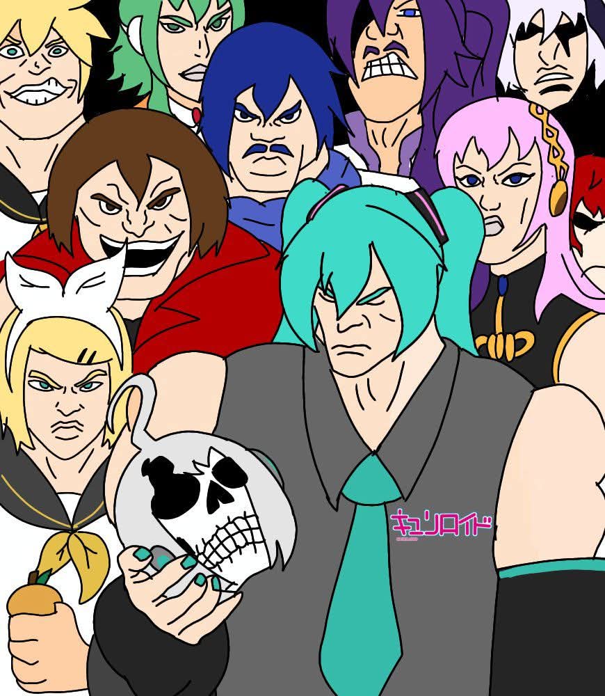Los Vocaloids reunidos para luchar contra Pto crypton ineficiente 
Curi hecho por Alfonso VF
#VOCALOID #HatsuneMiku #CuriVocaloid