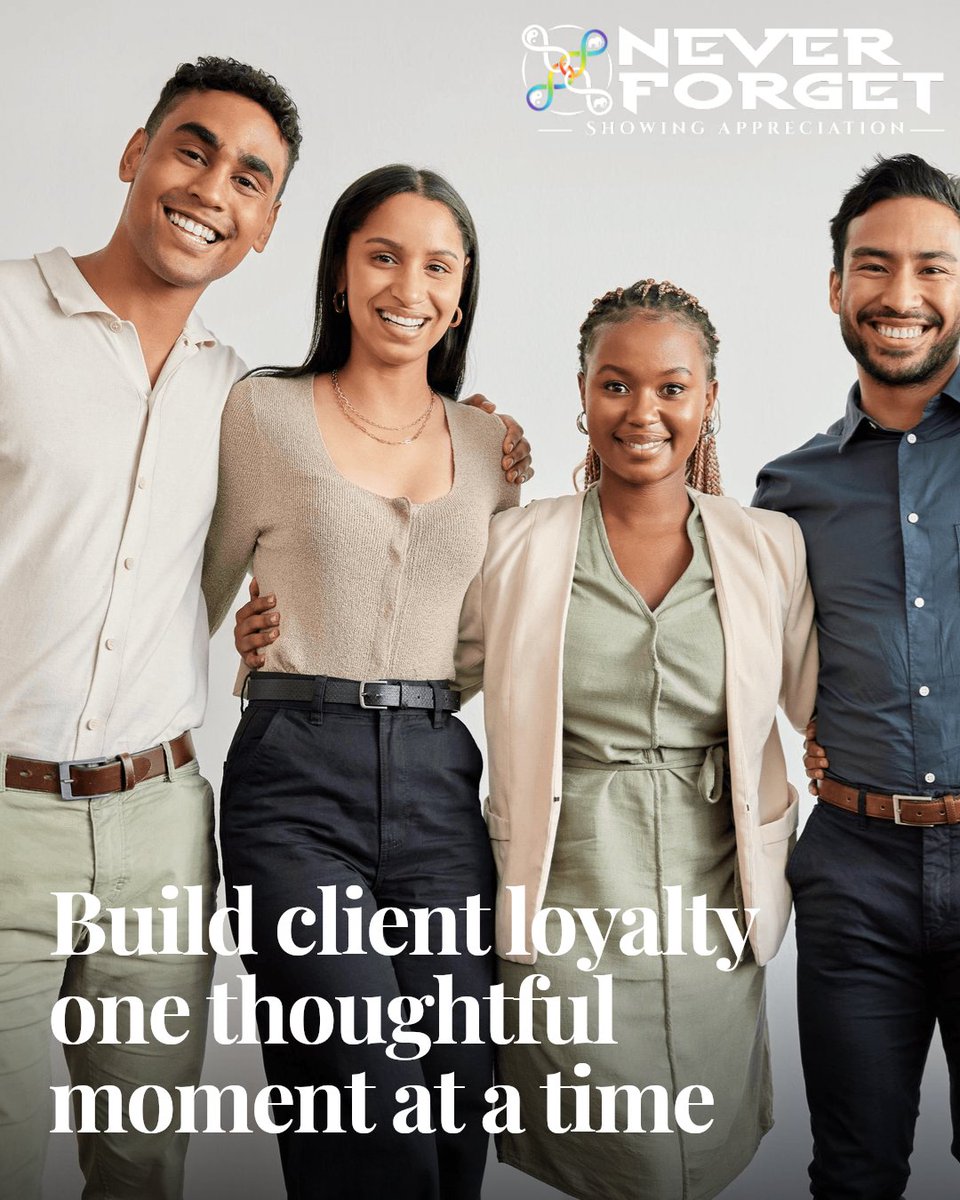 Raymond22816940's tweet image. Client loyalty is built by small, consistent moments of appreciation. A regional firm saw a 35% boost in repeat business by sending personalized gifts. How do you show clients they matter?

Learn More neverforgetappreciation.com #EmployeeAppreciation #Corporategifting