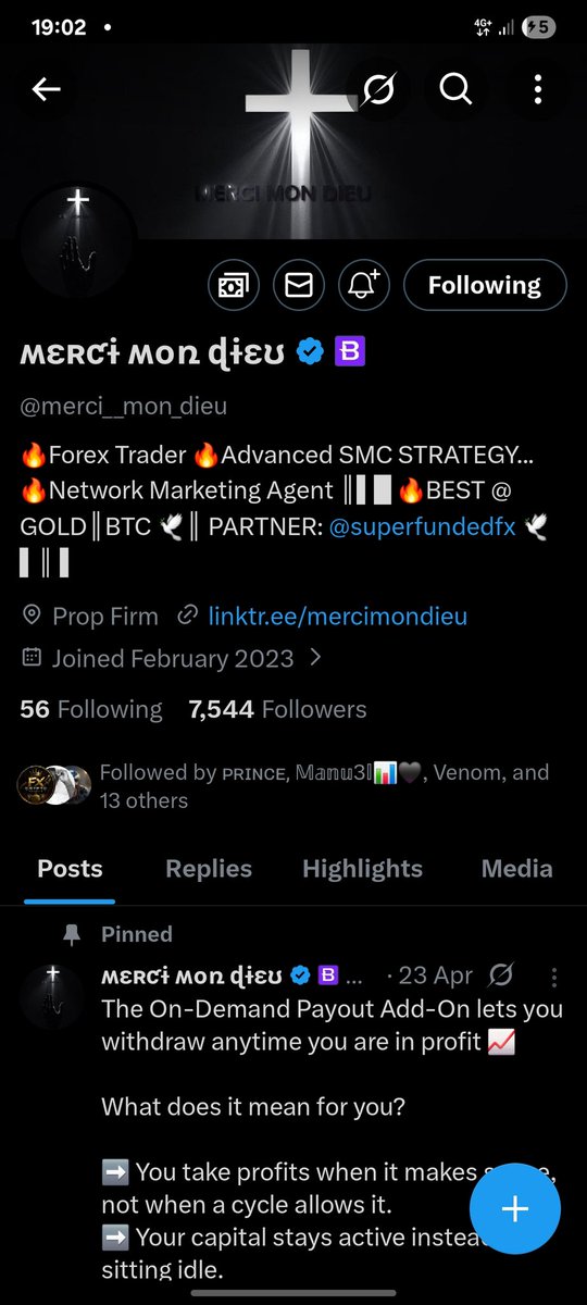 Samuel012o's tweet photo. @merci__mon_dieu @_fundedhero @parcefx @itsdrdollar @fherofutures All done https://t.co/F1W6nrdpIx