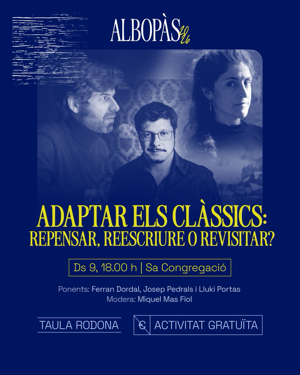 Albopàs - Festival Alexandre Ballester tweet media