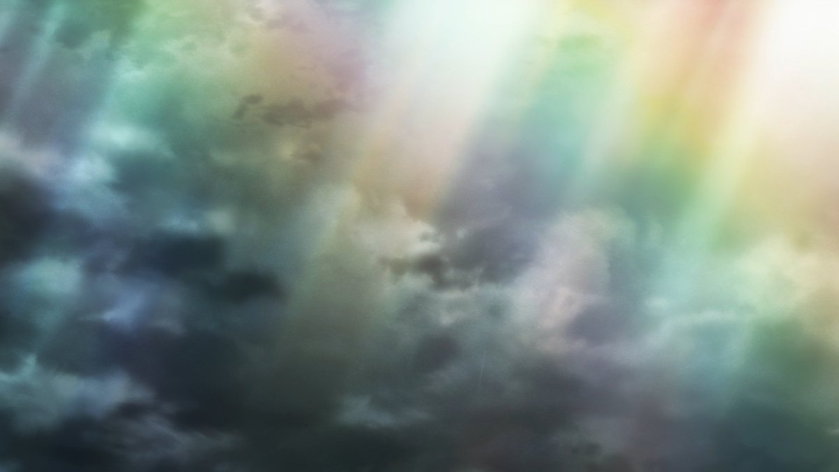 The sky turned gay because olruggio is coming