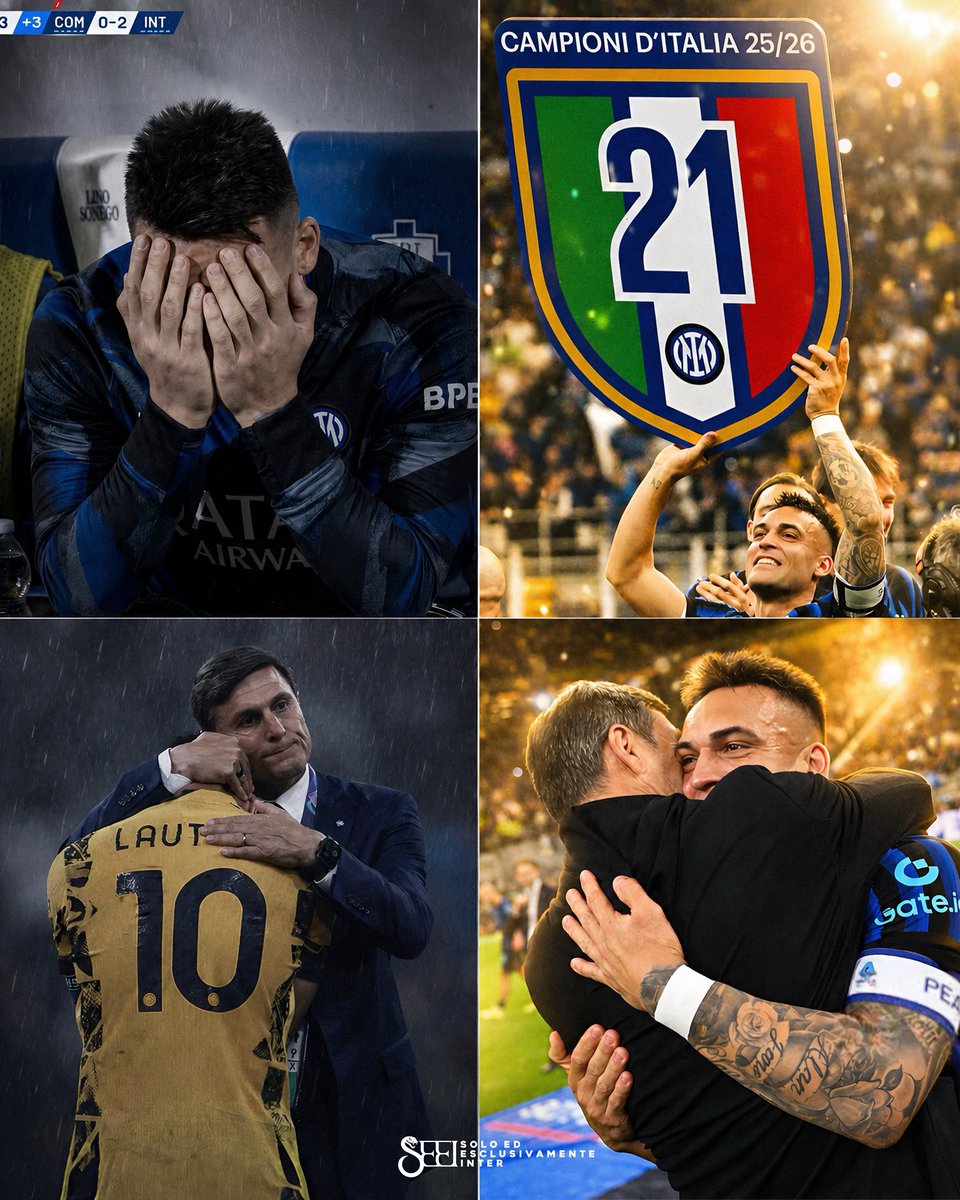 Dall’inferno al Paradiso, sempre insieme! ⚫️🔵