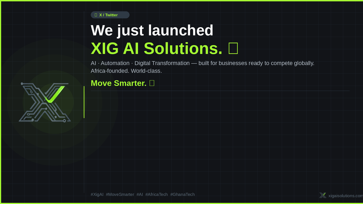 Xig AI Solutions tweet media