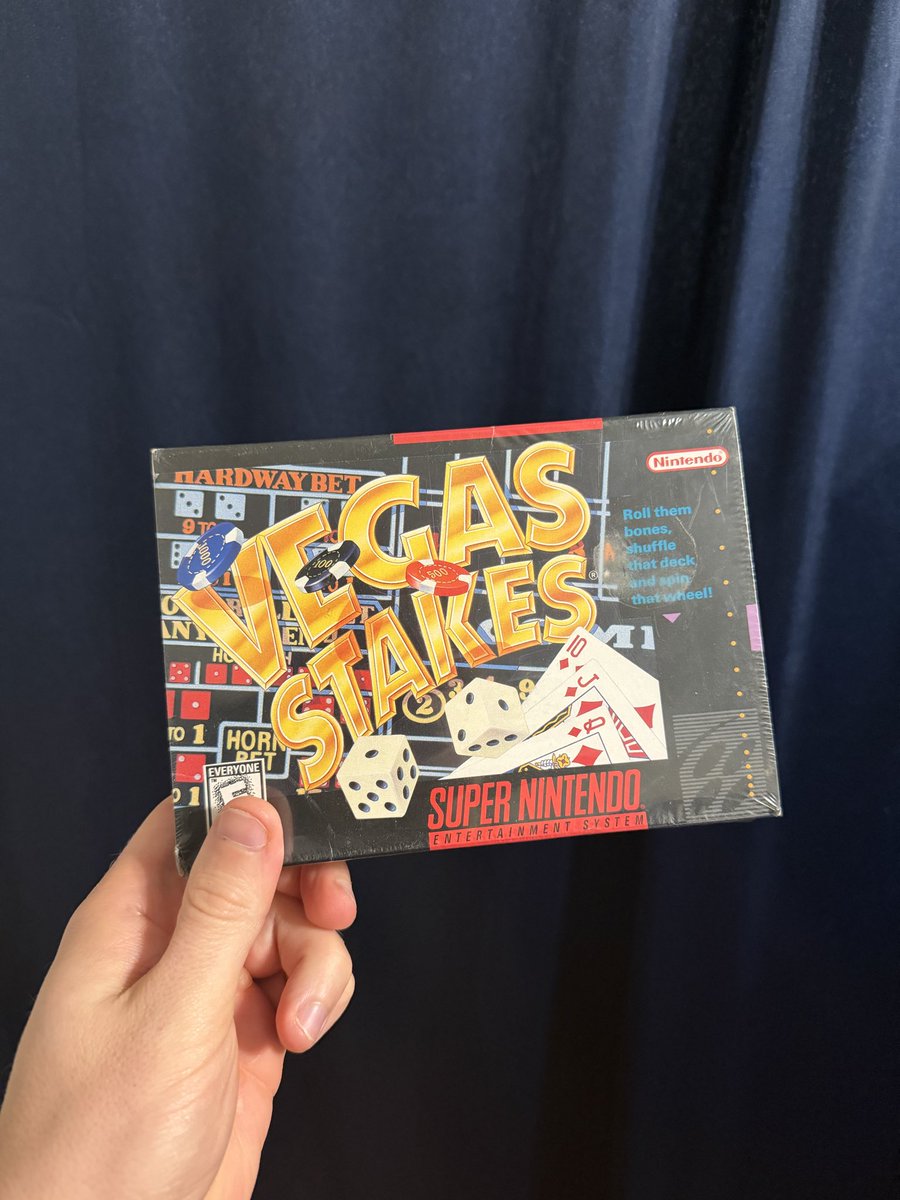 JakeDiesAgain's tweet image. Growing the collection a little bit! 

Added some new CIB SNES games to the shelf and there’s just something different about complete in box pickups. Manuals, box art, all of it… just hits harder.

The Vegas Stakes &amp;amp; Jeopardy are sealed btw 👀

#SNES #SuperNintendo #RetroGaming