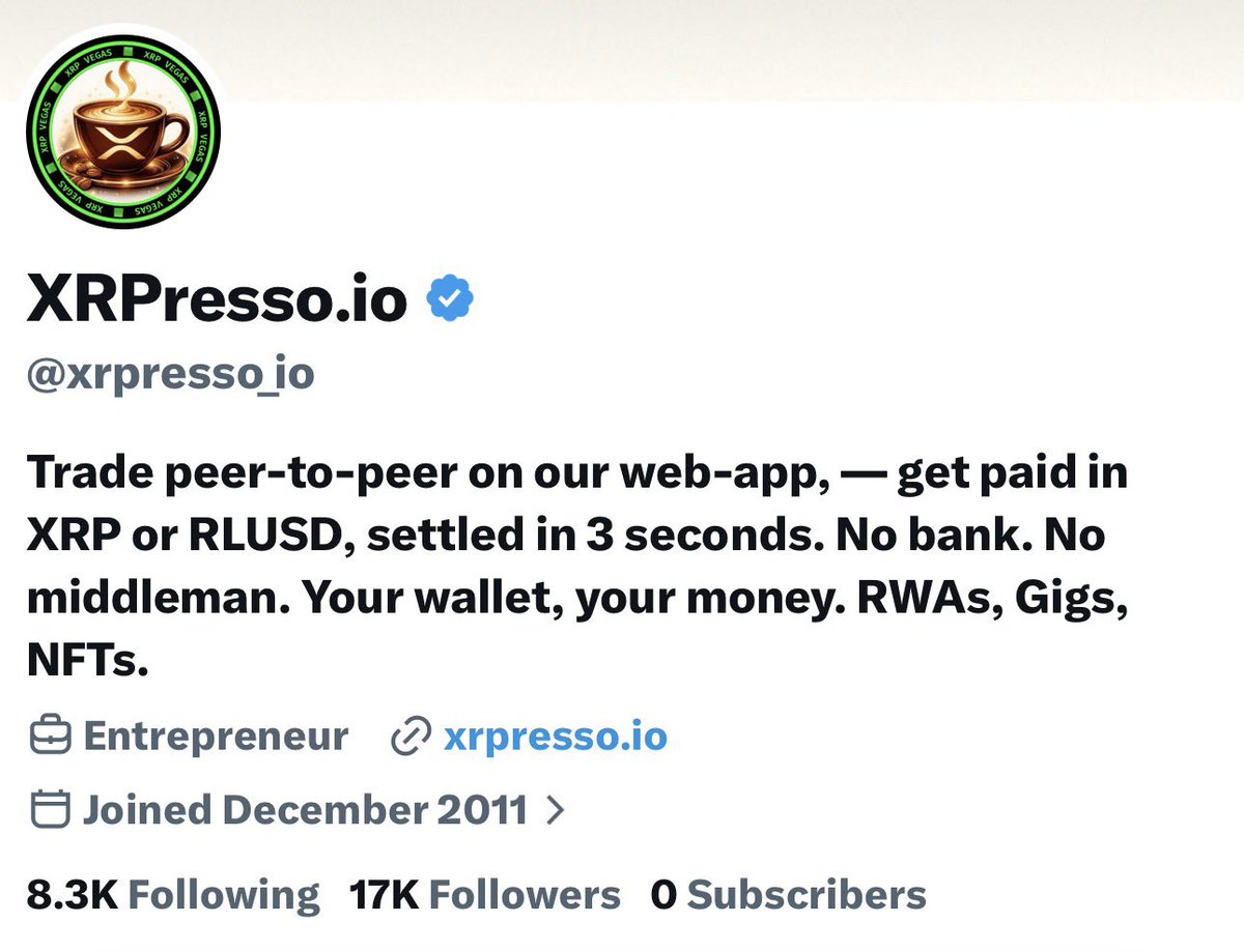 XRPresso.io tweet media